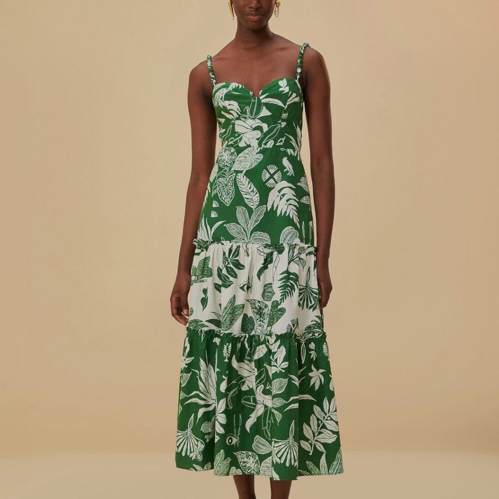 FARM Rio - Forest Soul Mix Midi Dress